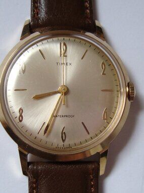 VINTAGE WIND UP TIMEX MARLIN 1965,RUN GREAT